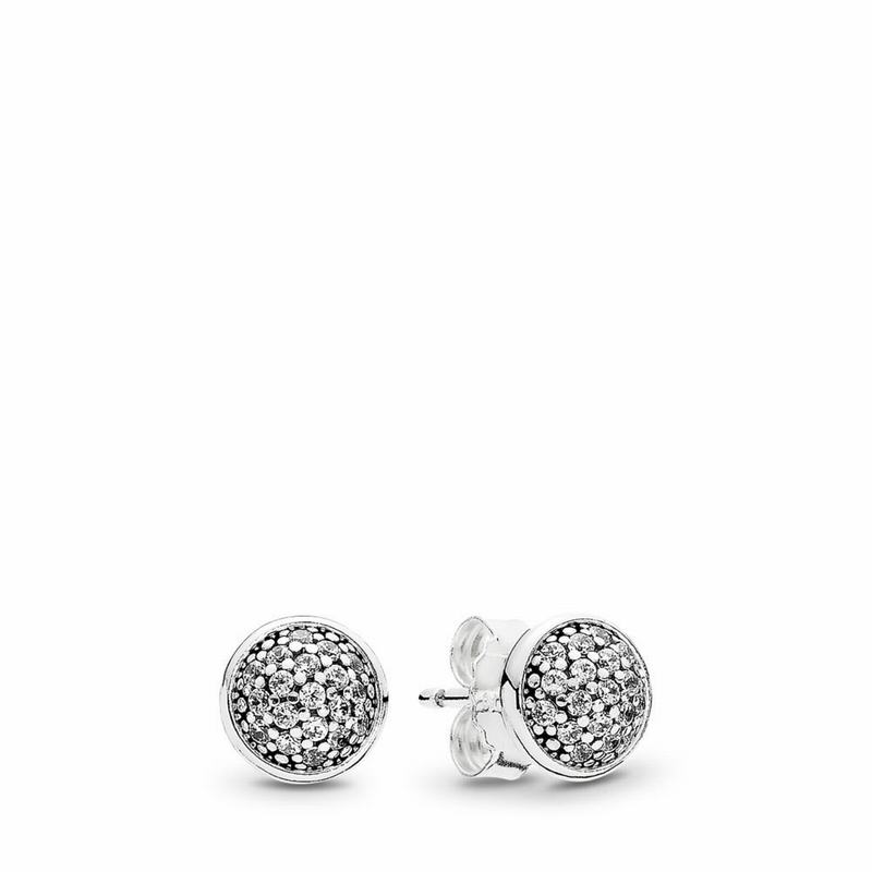 Pandora Australia Dazzling Droplets Stud Earrings - Sterling Silver | HLISED650